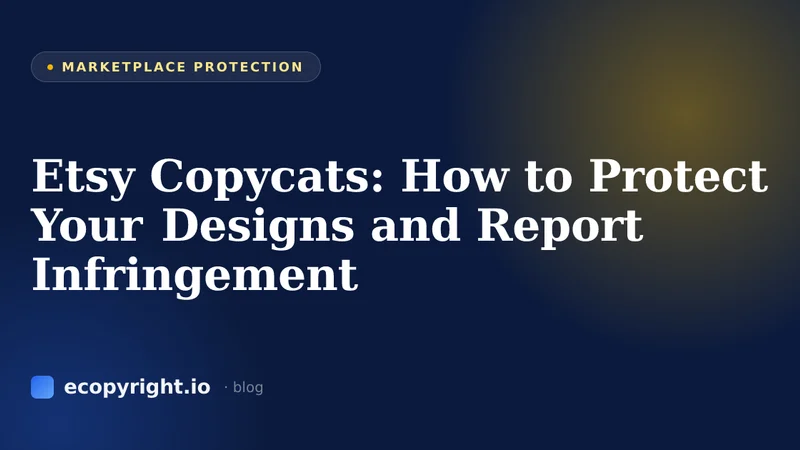 Etsy Copycats: How to Protect Your Designs and Report Infringement — Marketplace Protection