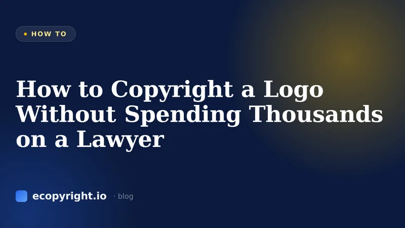 How to Copyright a Logo Without Spending Thousands on a Lawyer — How To